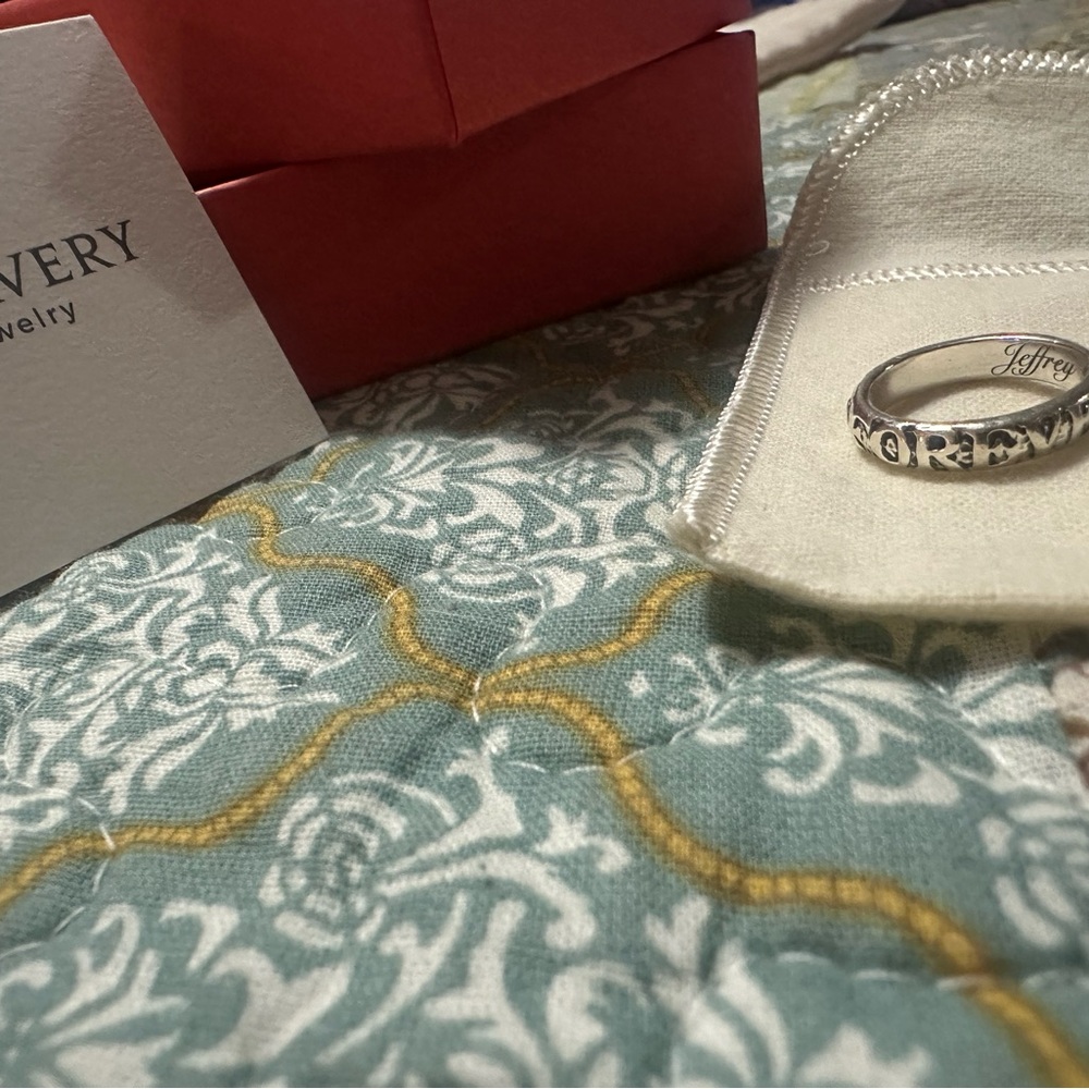 James Avery Silver Script Band